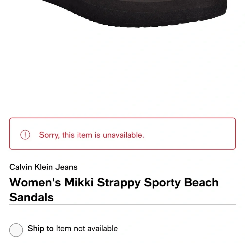 Calvin Klein Black and Neon Green Logo Strap Sandals
